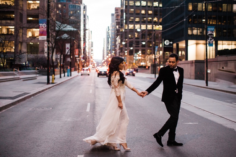 Toronto Winter City Wedding