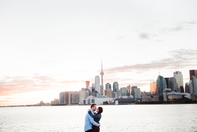 Downtown Toronto Skyline Engagement Photos