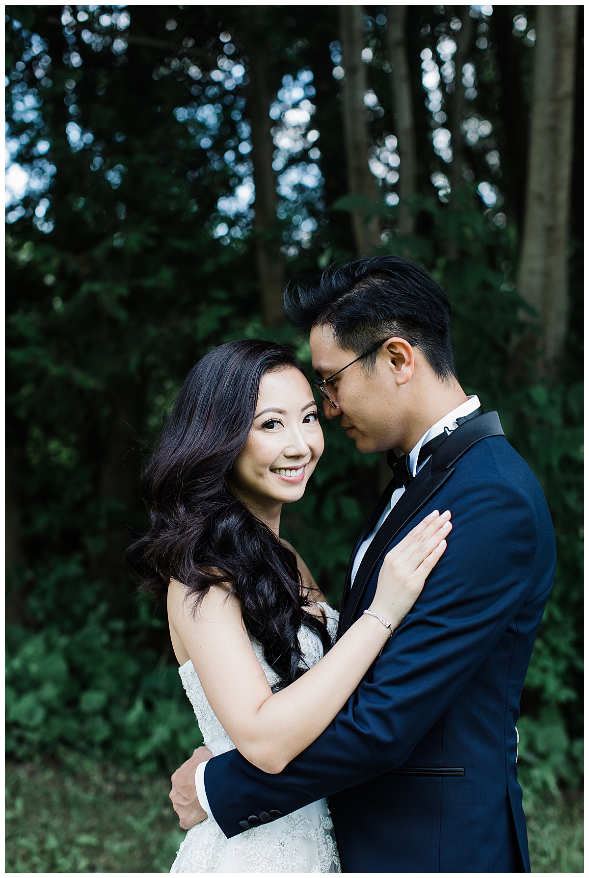 Bride and groom portrait| outdoor wedding portrait| Winery wedding| blue tux| Toronto photographer| 3photography