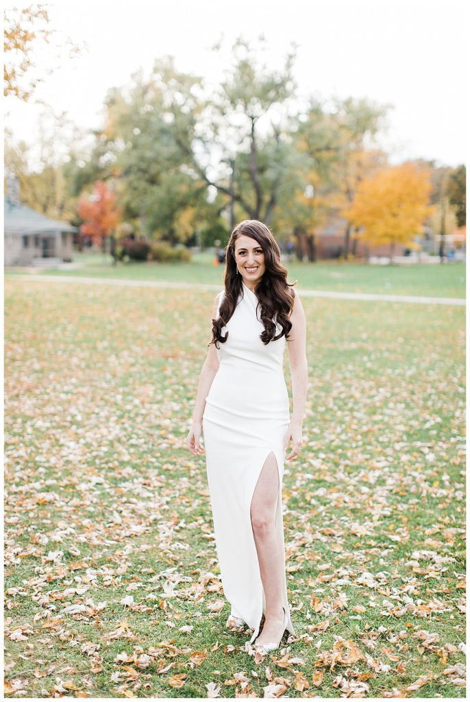 Bride standing outside | Toronto photographer| 3photography 